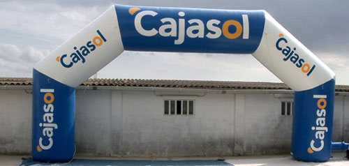 Cajasol advertising arch